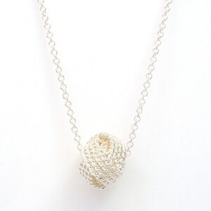 Tiffany Twisted Wire Knot Silver Pendant